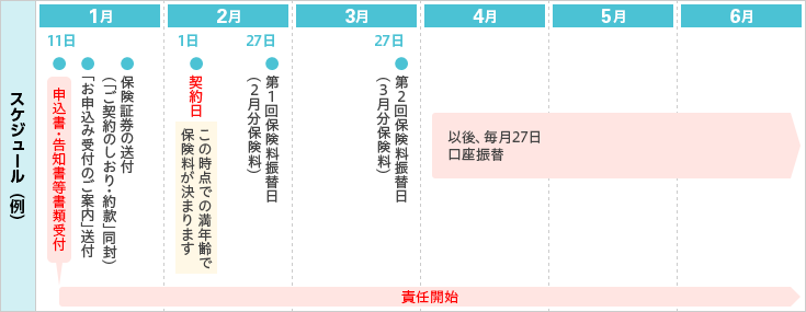 スケジュール(例)