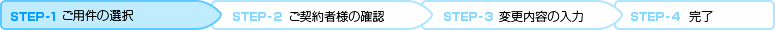 ご用件の選択